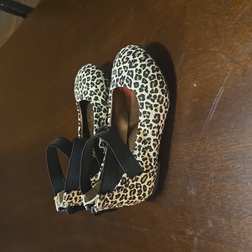 Toddler Girls Cheetah Ballet Shoe Size‎ 7